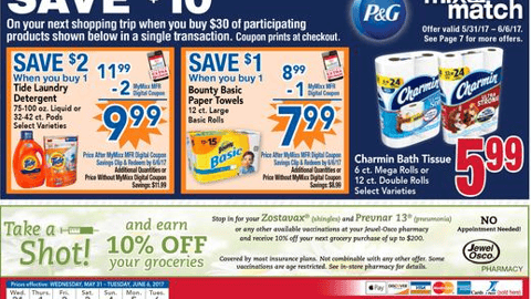 Albertsons P&G 'brandSaver' Features